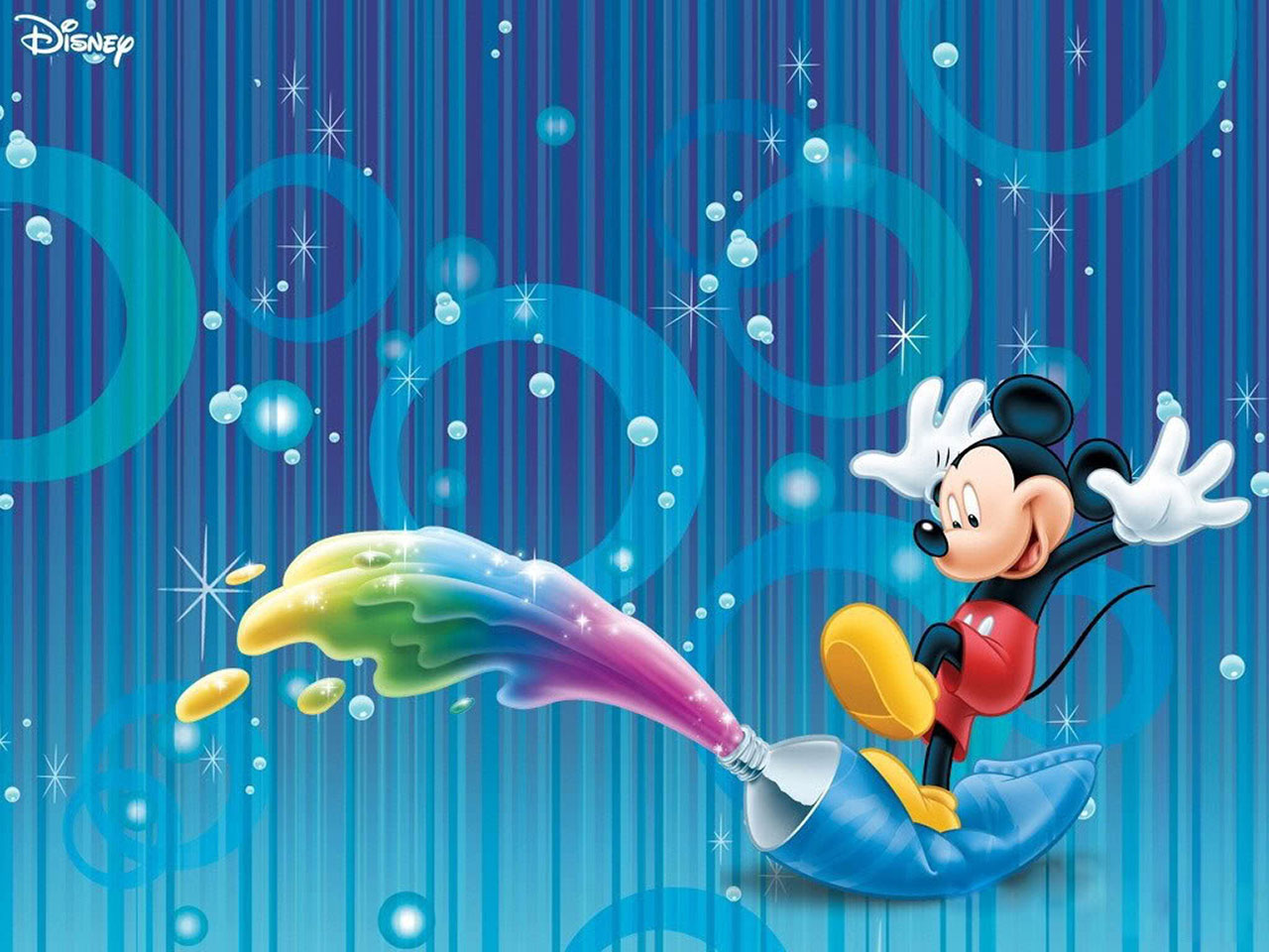 Disney Mickey Mouse Splash Wallpaper